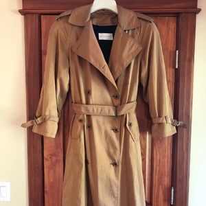 Jones of New York trench coat, long wool lines